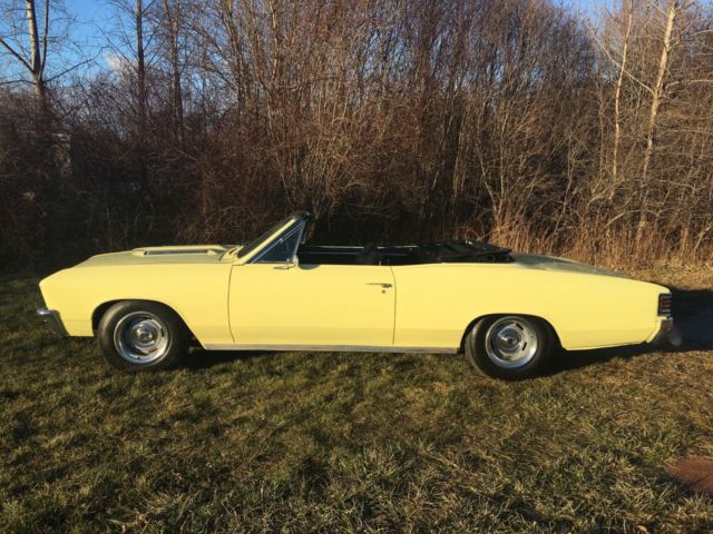 1967 CHEVELLE CONVERTIBLE SS TRIM 4 SPEED BODY-OFF RESTORATION 1967 Chevrolet Chevelle SS