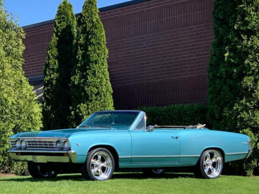 1967 CHEVELLE RARE COLOR COMBINATION TEAL GREEN/GREEN LEATHER BEAUTIFUL 1967 Chevrolet Chevelle
