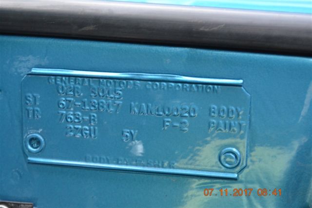 1967 Chevrolet Chevelle 2 DOOR HARDTOP - photo 4
