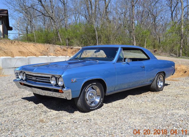 1967 CHEVELLE SS 396 4SPD REAL SS SOLID STRAIGHT BEAUTIFUL MARINA BLUE VERY NICE 1967 Chevrolet Chevelle 138 SUPER SPORT 396 4SPD 12 BOLT