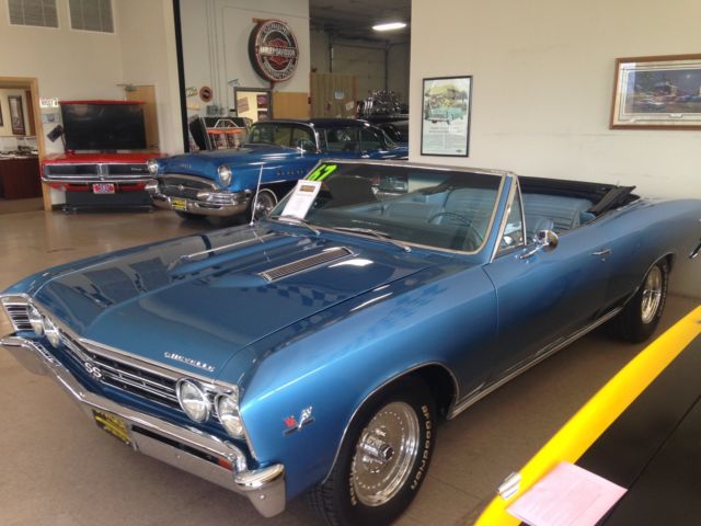 1967 Chevelle SS 396 Convertible! True "138" Car! #'s Matching 1967 Chevrolet Chevelle