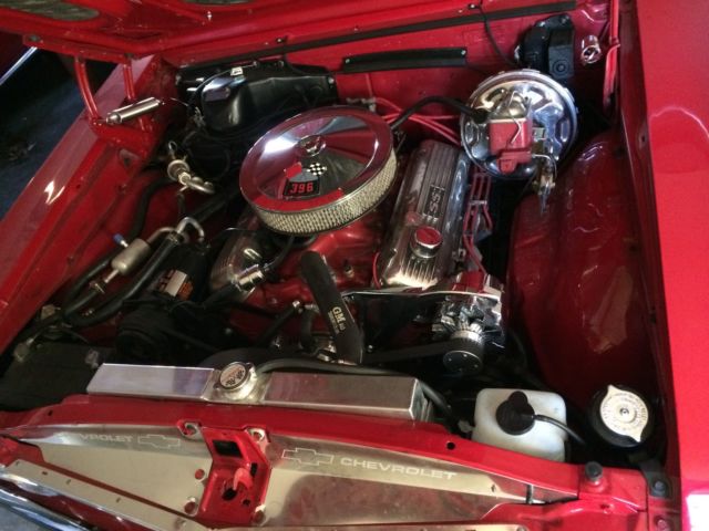 1967 Chevelle SS 396 Factory RED on RED AC AM-FM-8 Track 1967 Chevrolet Chevelle