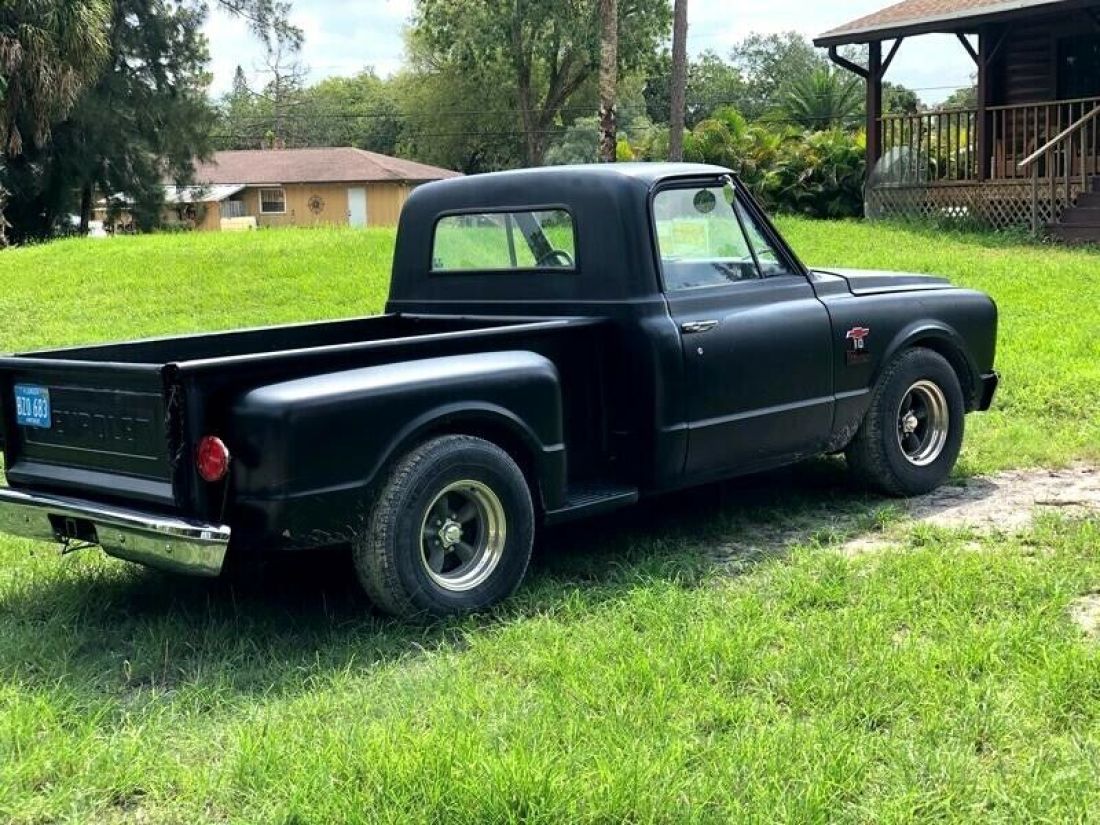 1967 Chevrolet 1/2 Ton COLD AC CUSTOM AIR SUSPENSION 80k Black 350 Automatic 1967 Chevrolet Other Pickups