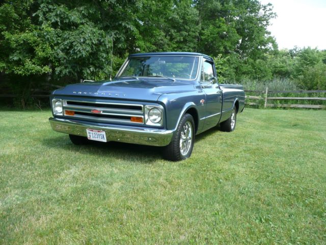 1967 Chevrolet C-10 Long Bed Pick Up Custom Level Trim 327 V-8 and Automatic 1967 Chevrolet C-10 Custom Level 327 V8 Automatic