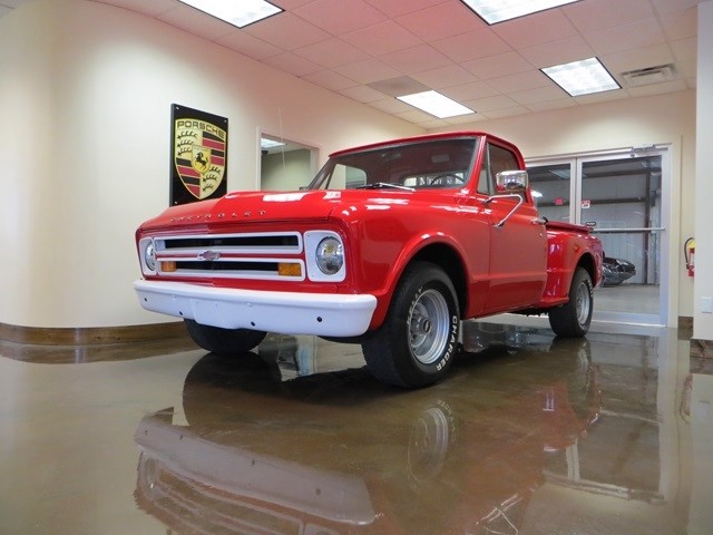 1967 Chevrolet C10 1 Red Truck 350 V8 3-Speed Manual 1967 Chevrolet C-10