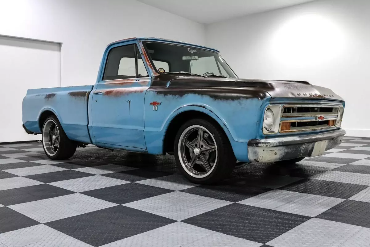 1967 Chevrolet C10 41 Miles Blue Patina Pickup Truck LS2 V8 4L80E 1967 Chevrolet C-10