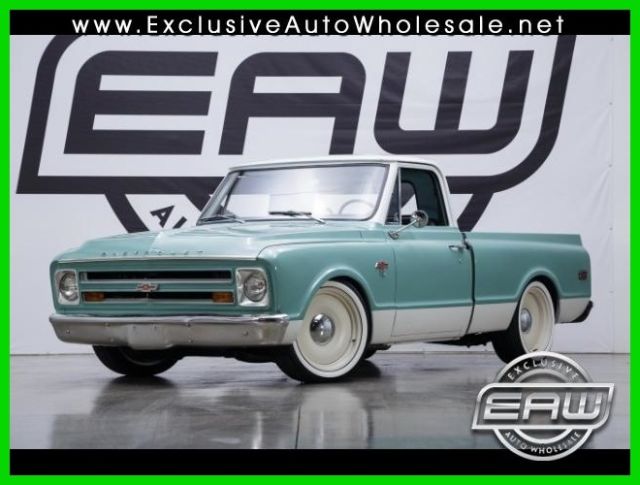 1967 CHEVROLET C10 PICKUP SHORT WHEEL BASE 20'' SMOOTHIE WHEELS W BABY MOONS 1967 Chevrolet Other SPENT OVER $15K IN THE RESTORATION