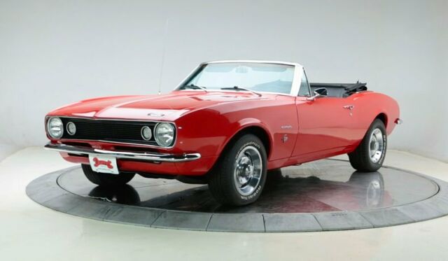 1967 Chevrolet Camaro 327 V8 2 Speed Automatic Convertible Bolero Red 1967 Chevrolet Camaro --