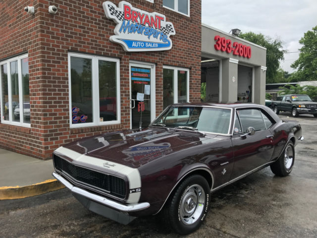 1967 CHEVROLET CAMARO 396 BIG BLOCK 4 SPEED *HAS BEEN RESTORED* NICE 1967 Chevrolet Camaro RS