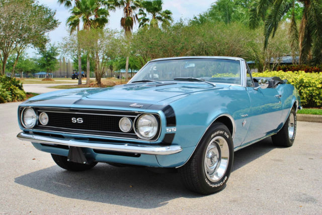 1967 Chevrolet Camaro Convertible SS Tribute 350 V8 Crate Motor 4-Speed 1967 Chevrolet Camaro Convertible SS Tribute 350 V8 4-Speed PS PB