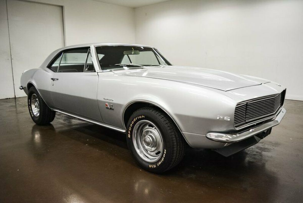 1967 Chevrolet Camaro RS 10 Miles Silver Coupe 402 Big Block Chevy V8 Turbo 400 1967 Chevrolet Camaro RS