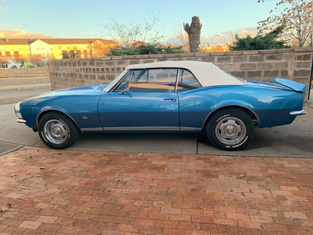 1967 Chevrolet Camaro RS SS Convertible First Year Built Marina Blue - photo 9