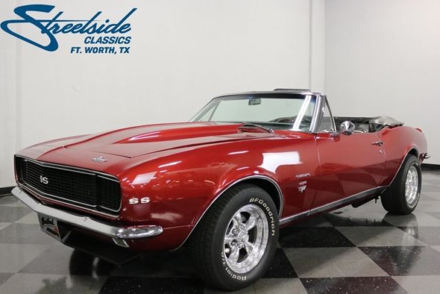 1967 Chevrolet Camaro RS/SS 79324 Miles Maroon Metallic Convertible 512 CI 4 Spe 1967 Chevrolet Camaro RS/SS