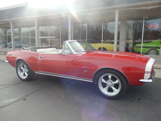 1967 Chevrolet Camaro RS/SS Convertible Bolero red match#s 350 1967 Chevrolet Camaro