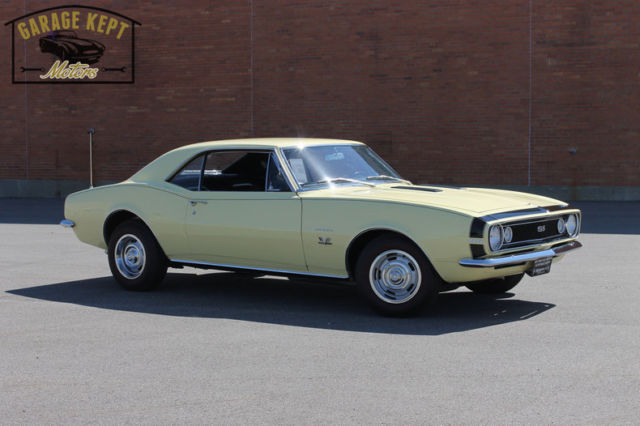 1967 Chevrolet Camaro SS 396 Butternut Yellow Coupe 396 V8 2450 Miles 1967 Chevrolet Camaro SS 396