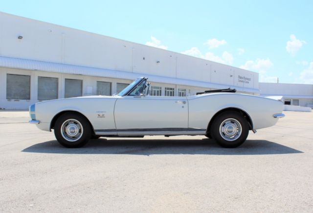 1967 Chevrolet Camaro SS RS/SS 10,490 Miles Ermine White Convertible L35 396 Big 1967 Chevrolet Camaro RS/SS