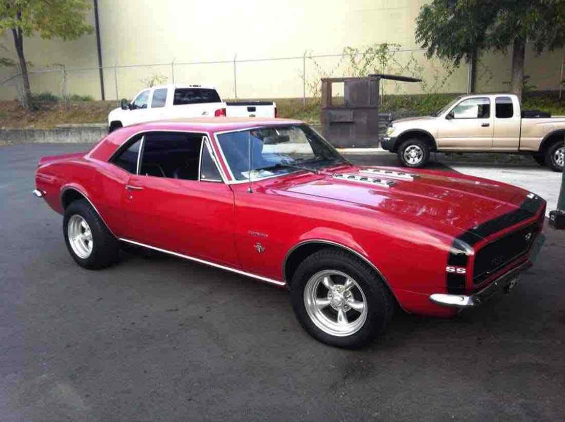 1967 Chevrolet Camaro SS Supercar Red RWD Manual 1967 Chevrolet Camaro SS