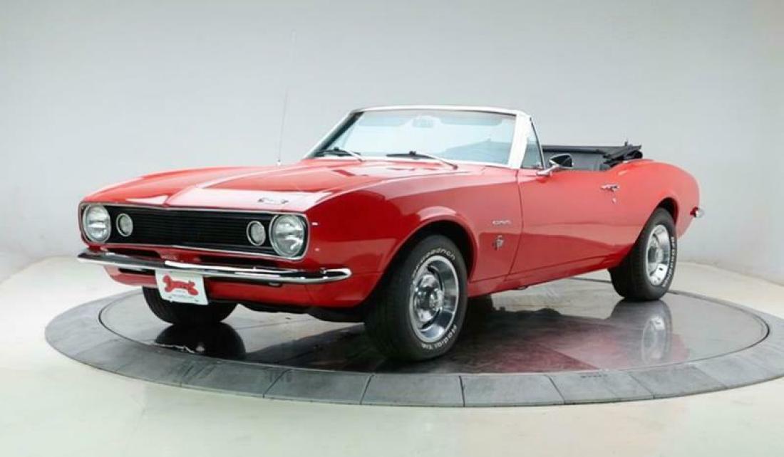 1967 Chevrolet Camaro V8 5.4L Automatic Convertible Bolero Red 1967 Chevrolet Camaro