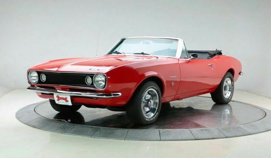 1967 Chevrolet Camaro V8 5.4L Automatic Convertible Red 1967 Chevrolet Camaro