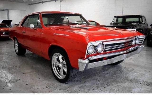 1967 Chevrolet Chevelle 454 V8 43,431 Miles Red Coupe V8 7.4L Automatic 1967 Chevrolet Chevelle 454 V8