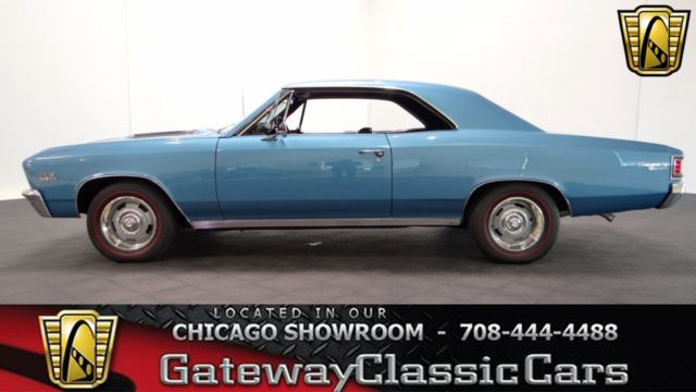 1967 Chevrolet Chevelle 68160 Miles Marina Blue Coupe 396 CID V8 4-Speed Manual 1967 Chevrolet Chevelle
