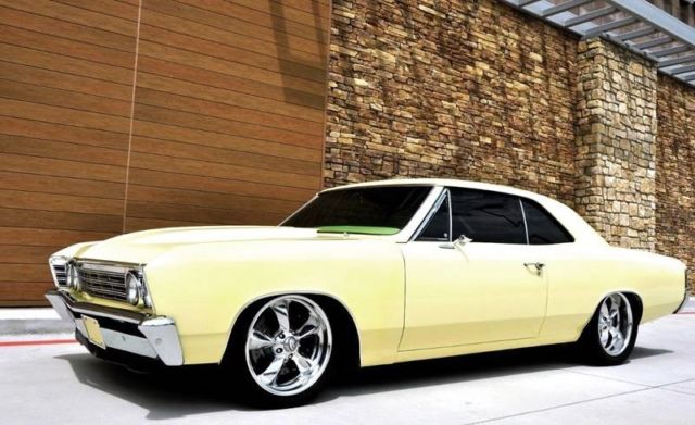1967 Chevrolet Chevelle BUTTERCUP YELLOW with an Iron Headed SBC CRATE 383 - photo 2