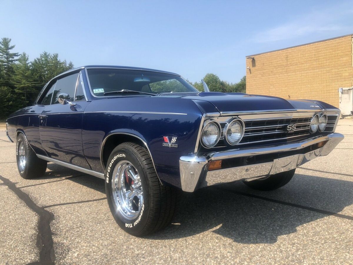 1967 Chevrolet Chevelle Coupe Blue RWD Automatic SS 1967 Chevrolet Chevelle SS