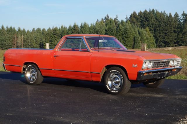1967 Chevrolet Chevelle El Camino Factory 396/325hp 400 Turbo 12 Bolt Documented 1967 Chevrolet El Camino