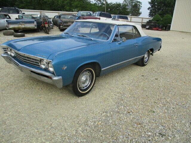 1967 Chevrolet Chevelle MALIBU 2 Door Convertible 67 327 V8 RAG TOP SBC CONV 1967 Chevrolet Chevelle -MALIBU