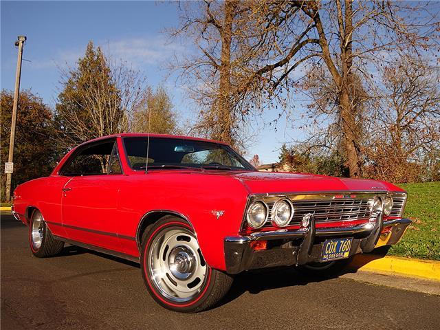 1967 Chevrolet Chevelle Malibu 2 Door Red Coupe ZZ4 350 V8 350 AT PS PDB 1967 Chevrolet Chevelle Malibu