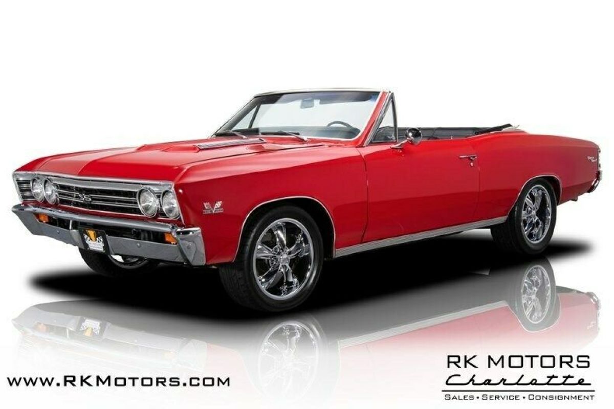 1967 Chevrolet Chevelle Malibu Bolero Red Convertible 489 V8 5 Speed Manual 1967 Chevrolet Chevelle Malibu