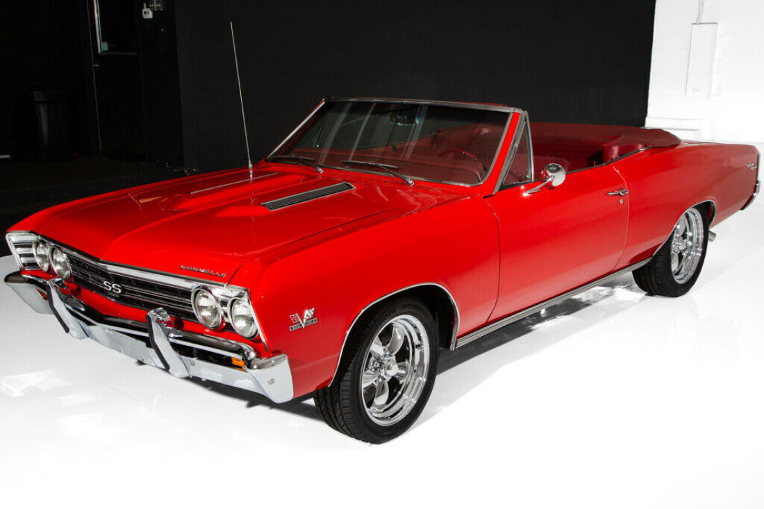 1967 Chevrolet Chevelle Red/Red 396ci Auto PB AC - photo 8