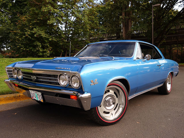 1967 Chevrolet Chevelle SS 396 4 Speed Marina Blue 1967 Chevrolet Chevelle