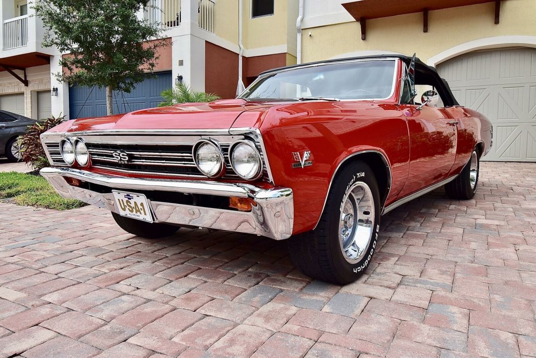 1967 Chevrolet Chevelle SS 396/350 H.P. Convertible Numbers Matching 138 Vin 1967 Chevrolet Chevelle SS 396/350 HP True 138 Vin