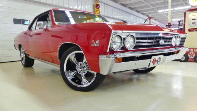 1967 Chevrolet Chevelle SS 50049 Miles Bolero Red 2 Door Hard Top 396 Automatic 1967 Chevrolet Chevelle SS