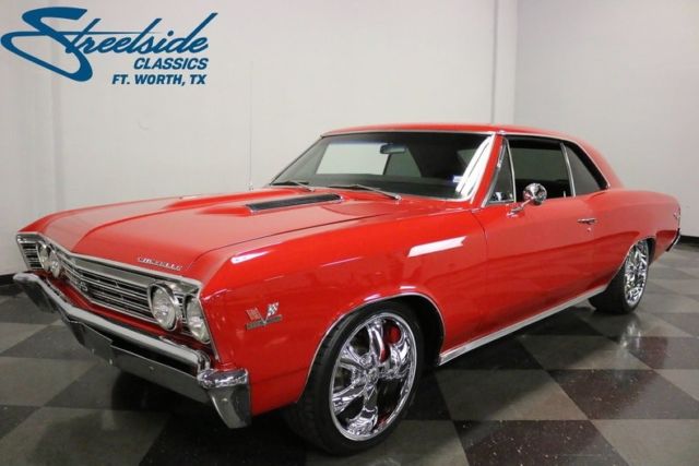 1967 Chevrolet Chevelle SS Clone 15525 Miles Victory Red Coupe 454 V8 4 Speed Au 1967 Chevrolet Chevelle SS Clone