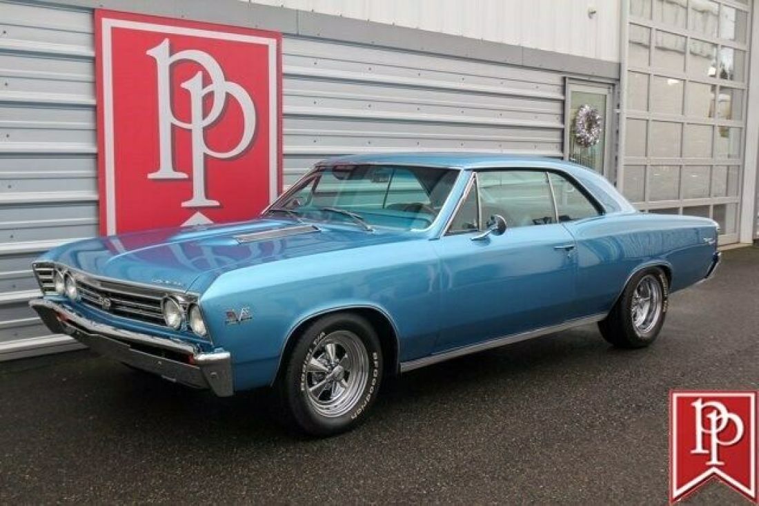 1967 Chevrolet Chevelle SS Coupe 0 Miles Marina Blue 1967 Chevrolet Chevelle SS Coupe