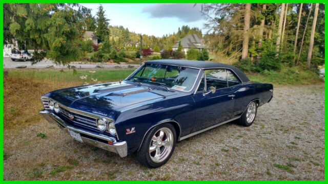 1967 Chevrolet Chevelle SS Coupe, High-Performance BB Stroker Engine 575HP, Auto 1967 Chevrolet Chevelle Frame Off Restoration - SS Pro Tour Factory 138 Car