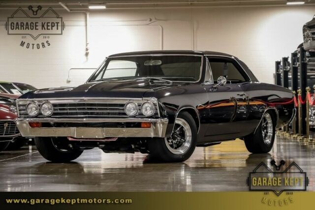 1967 Chevrolet Chevelle SS Tribute Dark Blue Coupe 454 V8 4321 Miles 1967 Chevrolet Chevelle SS Tribute