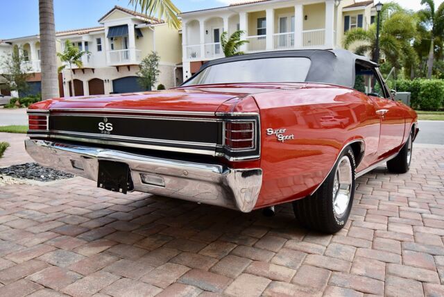 1967 Chevrolet Chevelle Super Sport 396/350 H.P. Convertible Real 138 Vin Car 1967 Chevrolet Chevelle Super Sport