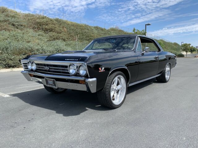 1967 Chevrolet Chevelle Super Sport Clone 712 Miles Black Hardtop 4-Speed Manua 1967 Chevrolet Chevelle Super Sport Clone