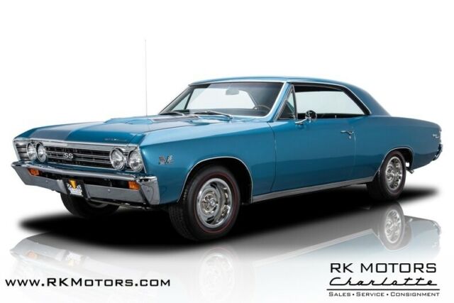 1967 Chevrolet Chevelle Super Sport Marina Blue Hardtop 396 V8 4 Speed Manual 1967 Chevrolet Chevelle Super Sport
