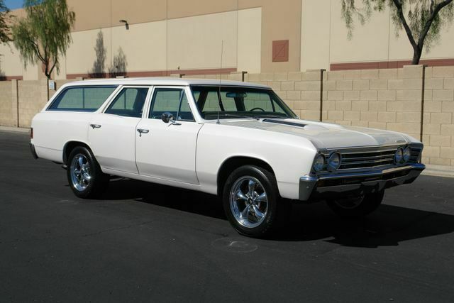 1967 Chevrolet Chevelle, White with 909 Miles available now! 1967 Chevrolet Chevelle Wagon