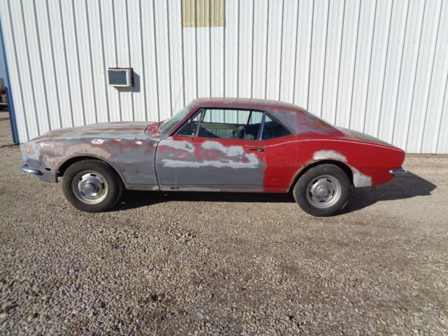 1967 Chevrolet Chevy Camaro Project Car Bench Seat A/C RS SS Z/28 1967 Chevrolet Camaro