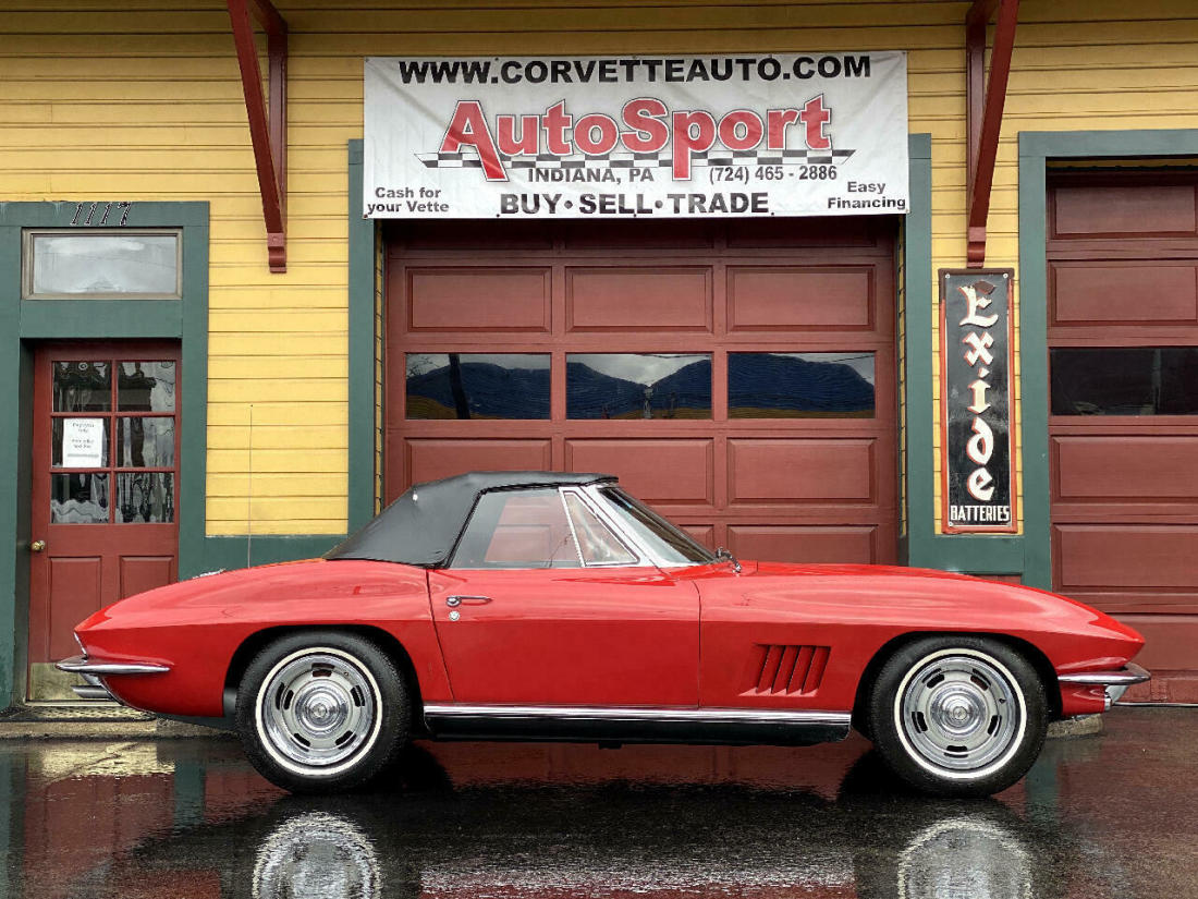 1967 Chevrolet Corvette 1967 #'s Matching 350hp 4sp Org Docs Real Red Conv - photo 2