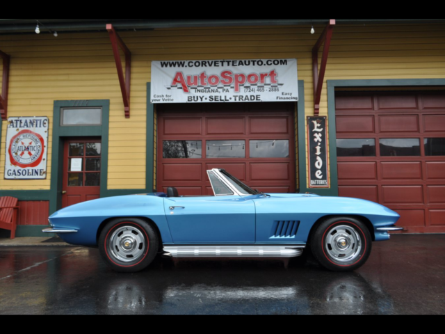 1967 Chevrolet Corvette 1967 Marina Blue Nut Bolt Frame Off Restored 435hp 247 M 1967 Chevrolet Corvette 1967 Marina Blue Nut Bolt Frame Off Restored 435hp