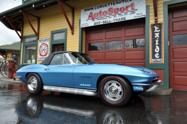 1967 Chevrolet Corvette 1967 Marina Blue Nut Bolt Frame Off Restored 435hp - photo 2