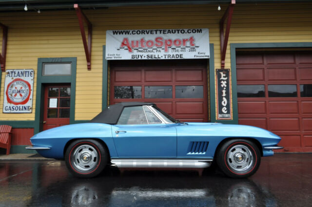 1967 Chevrolet Corvette 1967 Marina Blue Nut Bolt Frame Off Restored 435hp - photo 3