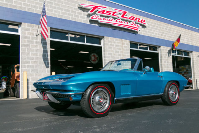 1967 Chevrolet Corvette 327 Automatic Factory A/C Highly Optioned 1967 Chevrolet Corvette Convertible