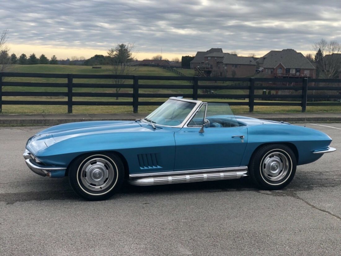 1967 CHEVROLET CORVETTE 327/350 HP FACTORY AC PS PB PW SIDE EXHAUST TINT WINDOWS 1967 Chevrolet Corvette